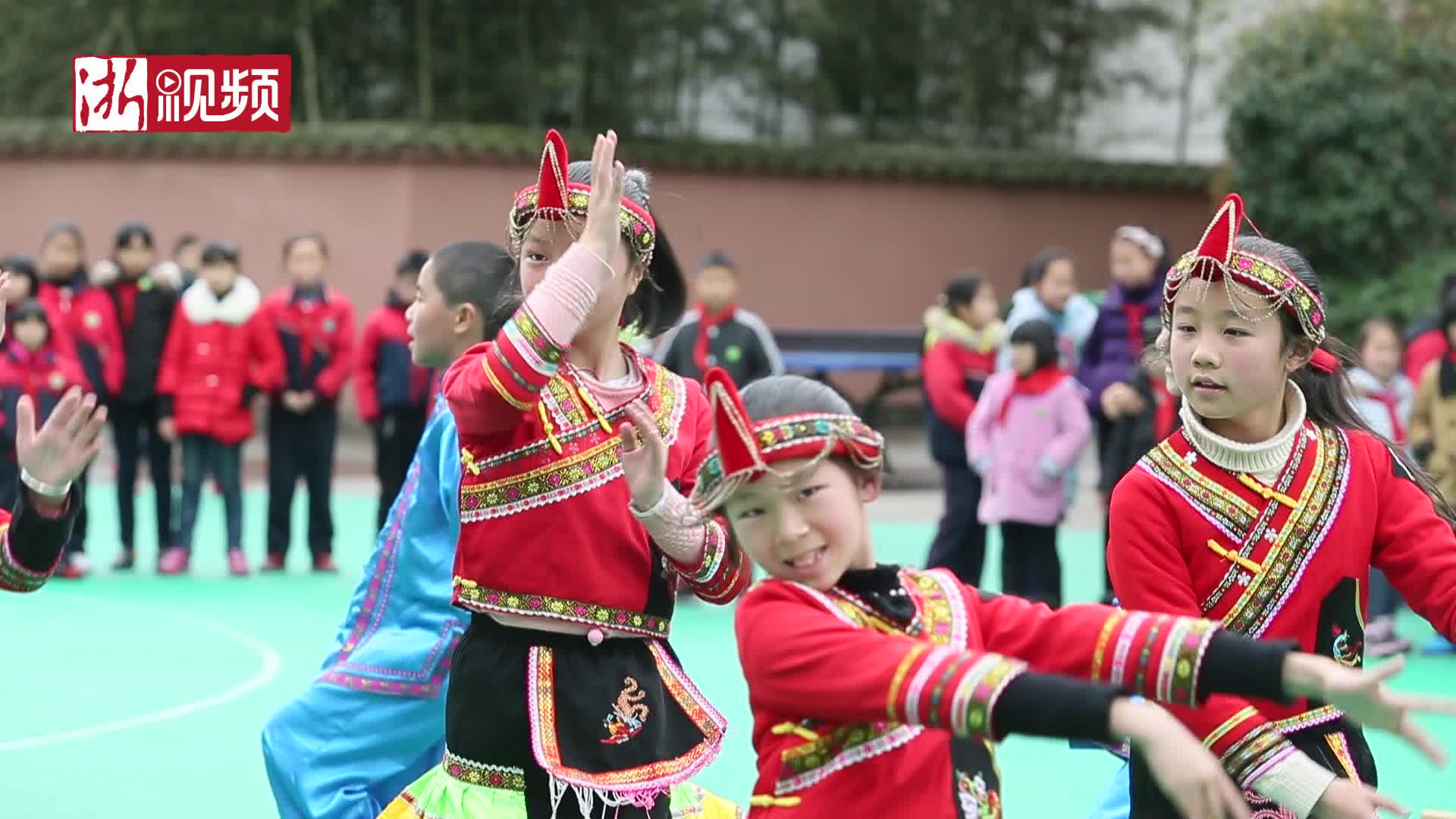 最炫民族风 遂昌这所小学的体育课好酷